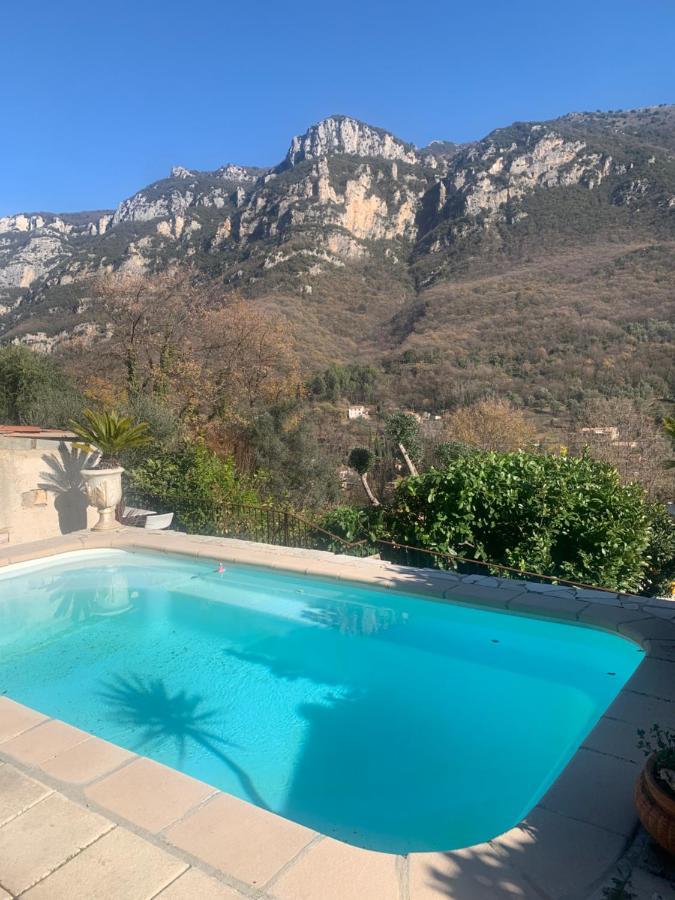 Charmante Maison Avec Piscine Gourdon  Eksteriør bilde
